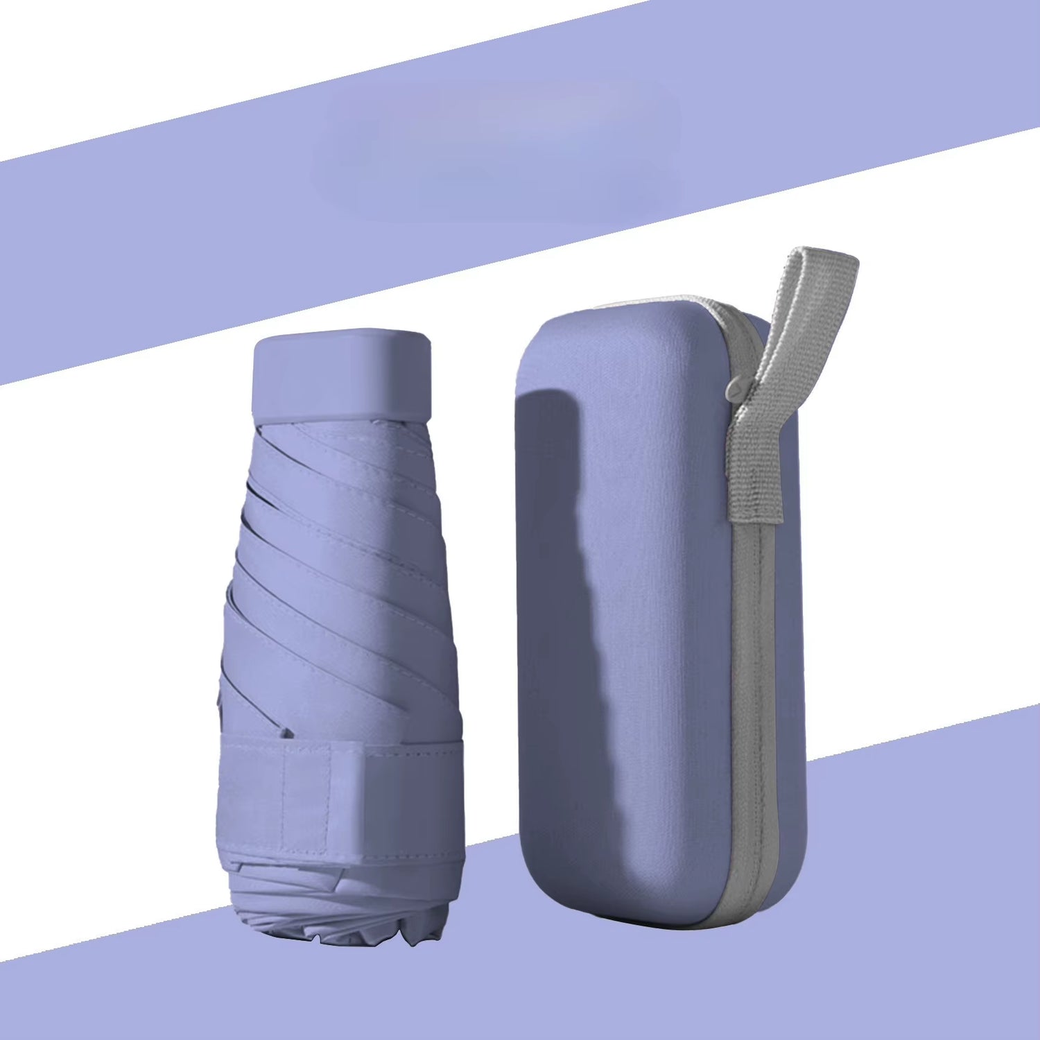 1Pc Popular Multi-Color Folding Portable Mini Pocket Umbrella, Six-Fold Umbrella, Rainy and Sunny Dual-Use Umbrella